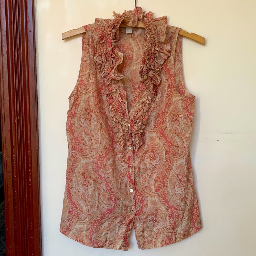 J. Crew Sleeveless Blouse